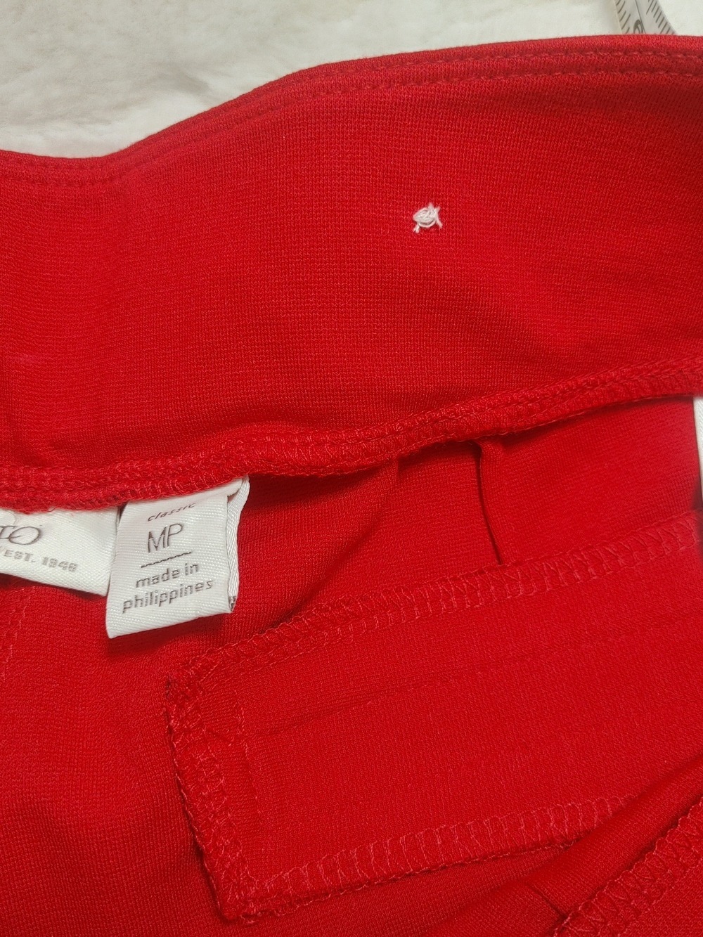 Cato True Red Straight-Leg Dress Pants MP - Picture 5 of 8